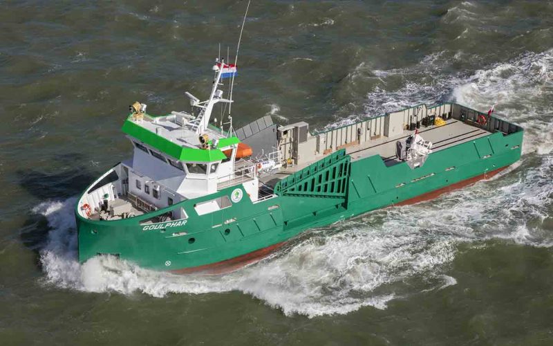 Newthex creates unique double ramp for Ro-Ro vessel